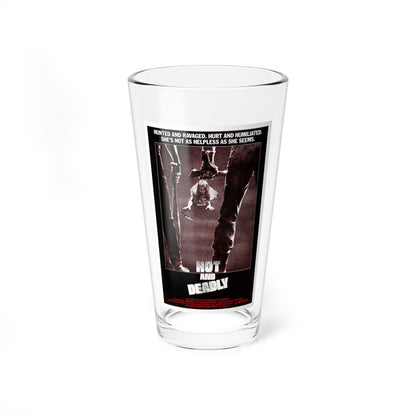 HOT AND DEADLY 1982 Movie Poster - Pint Glass 16oz-16oz-Go Mug Yourself