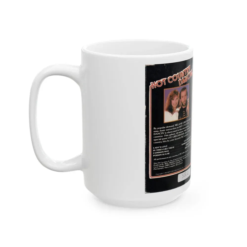 HOT COUNTRY DANCIN (VHS COVER) - White Coffee Mug - Go Mug Yourself