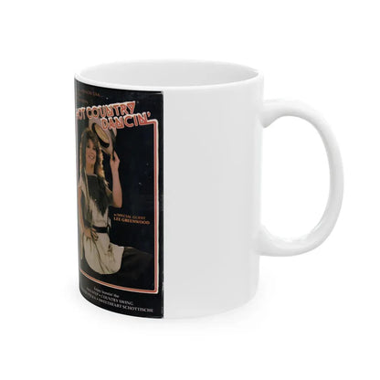 HOT COUNTRY DANCIN (VHS COVER) - White Coffee Mug - Go Mug Yourself