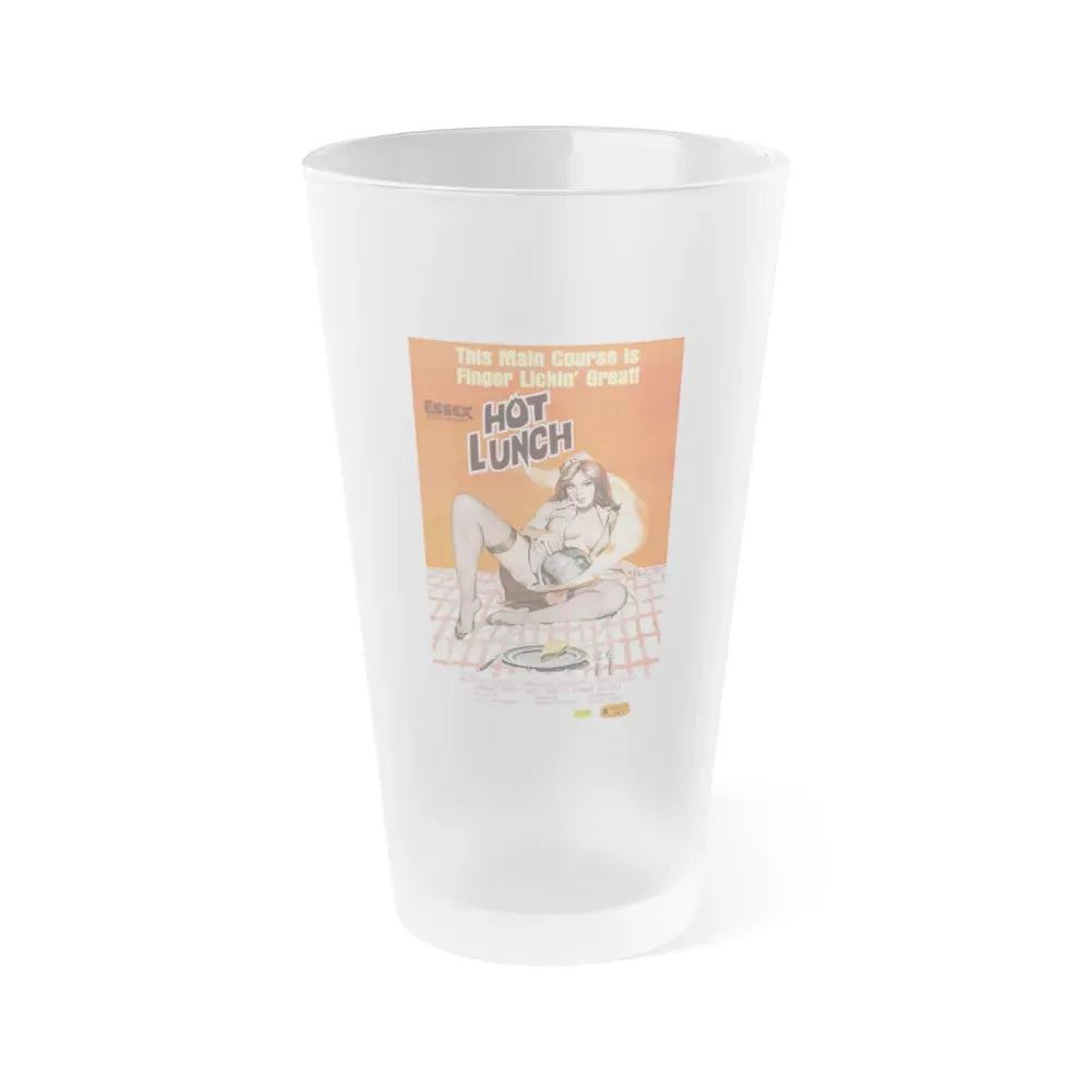 HOT LUNCH 1978 Movie Poster - Frosted Pint Glass 16oz 16oz Frosted - Go Mug Yourself