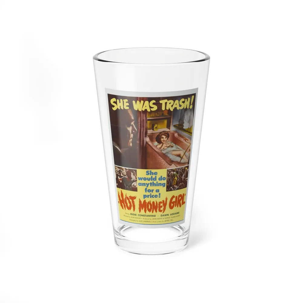 HOT MONEY GIRL 1959 Movie Poster - Pint Glass 16oz-16oz-Go Mug Yourself