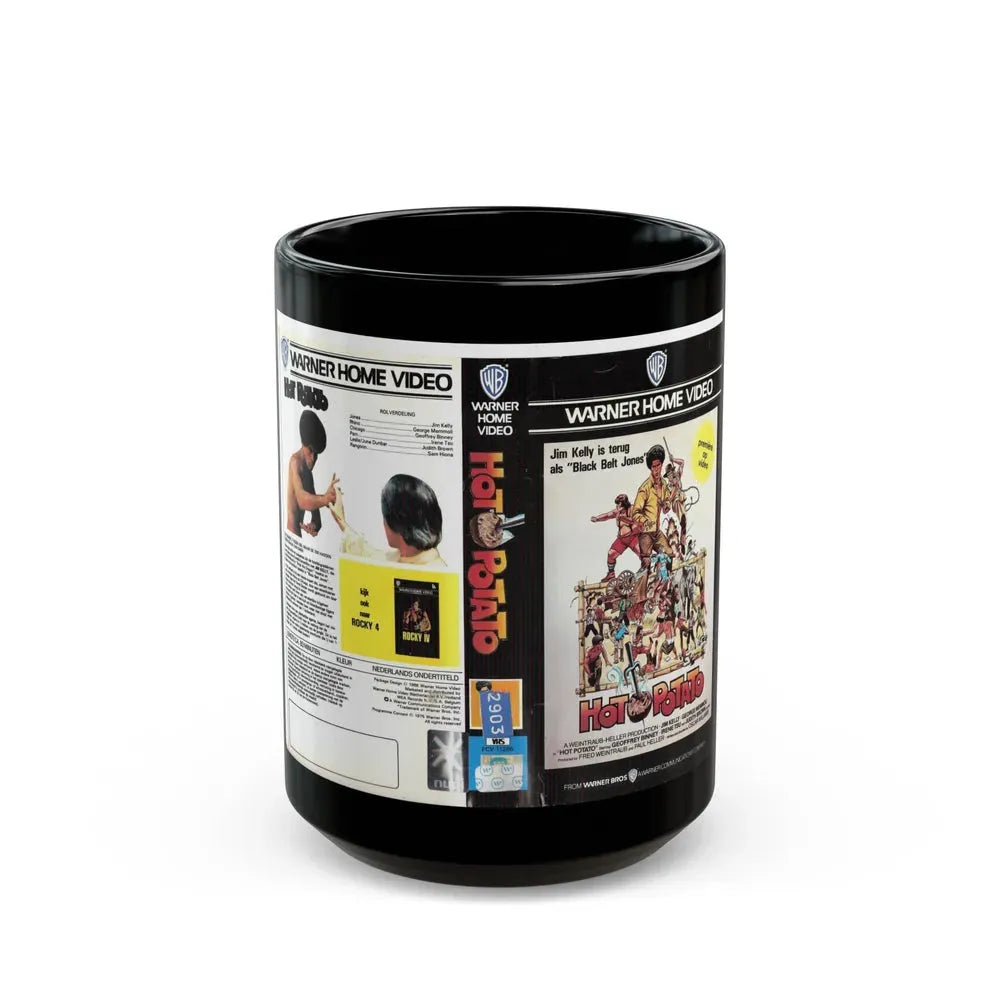 HOT POTATO (VHS COVER) - Black Coffee Mug 15oz - Go Mug Yourself