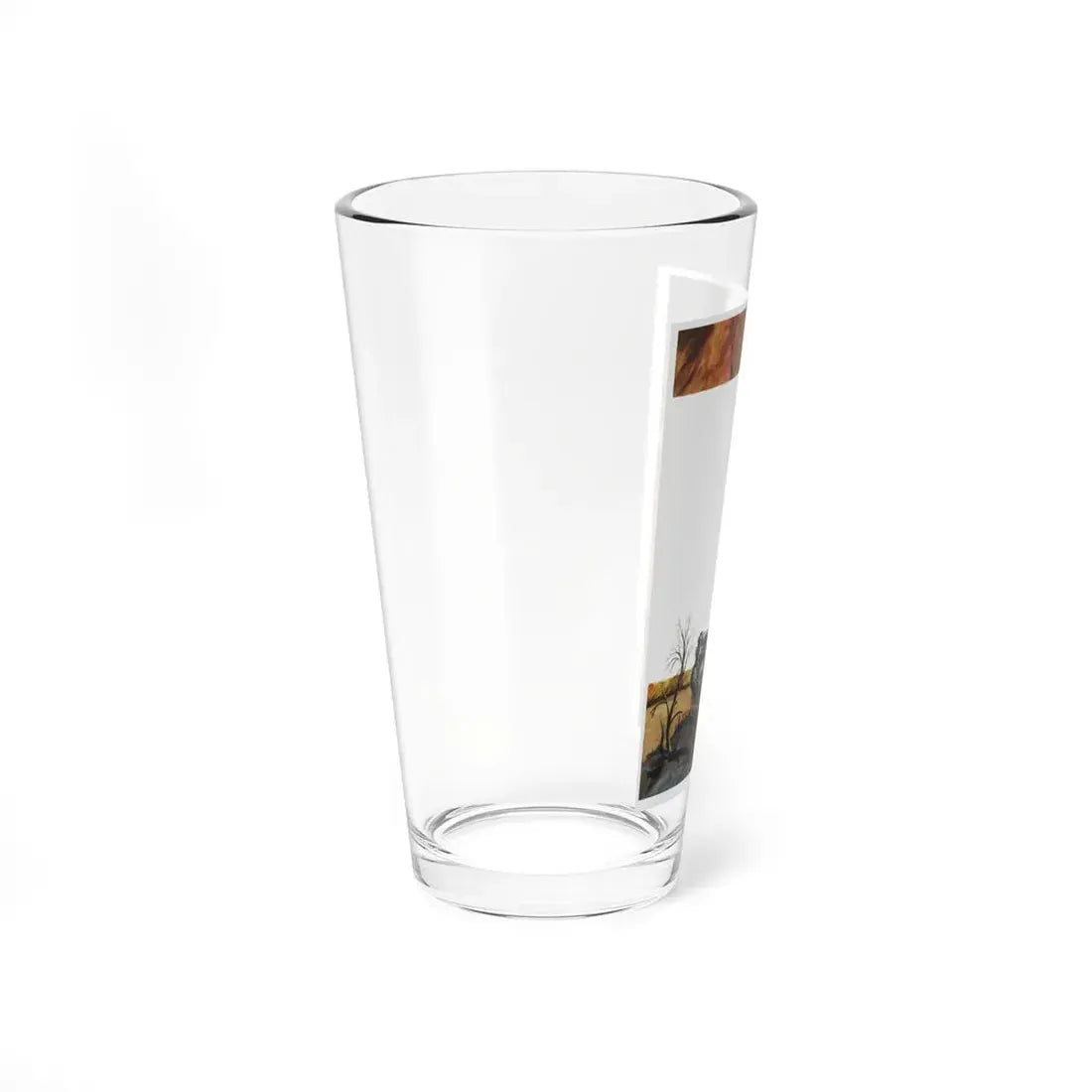 Hot Rod Fury Cover Illustration (circa 1950) - Pint Glass 16oz - Go Mug Yourself