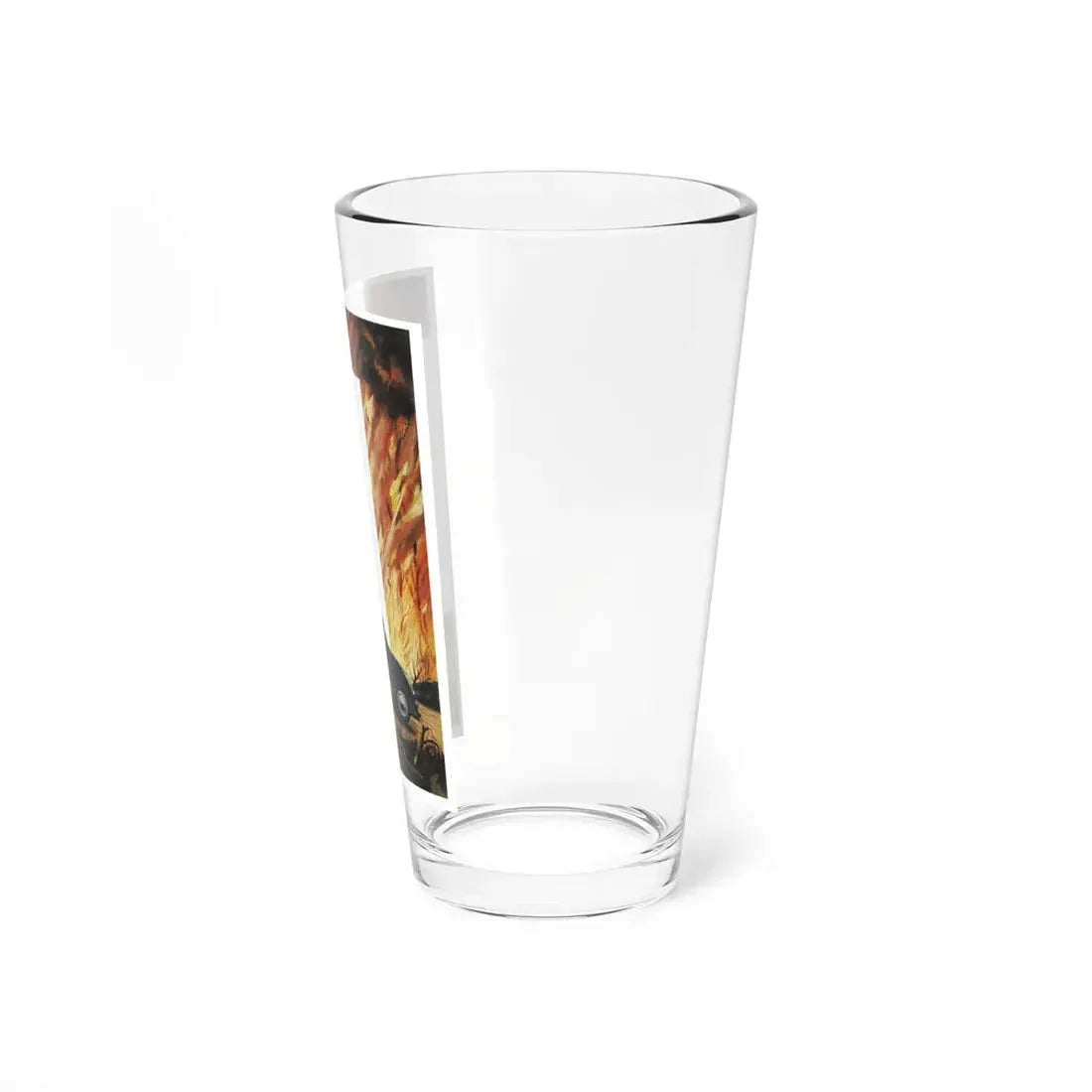 Hot Rod Fury Cover Illustration (circa 1950) - Pint Glass 16oz - Go Mug Yourself