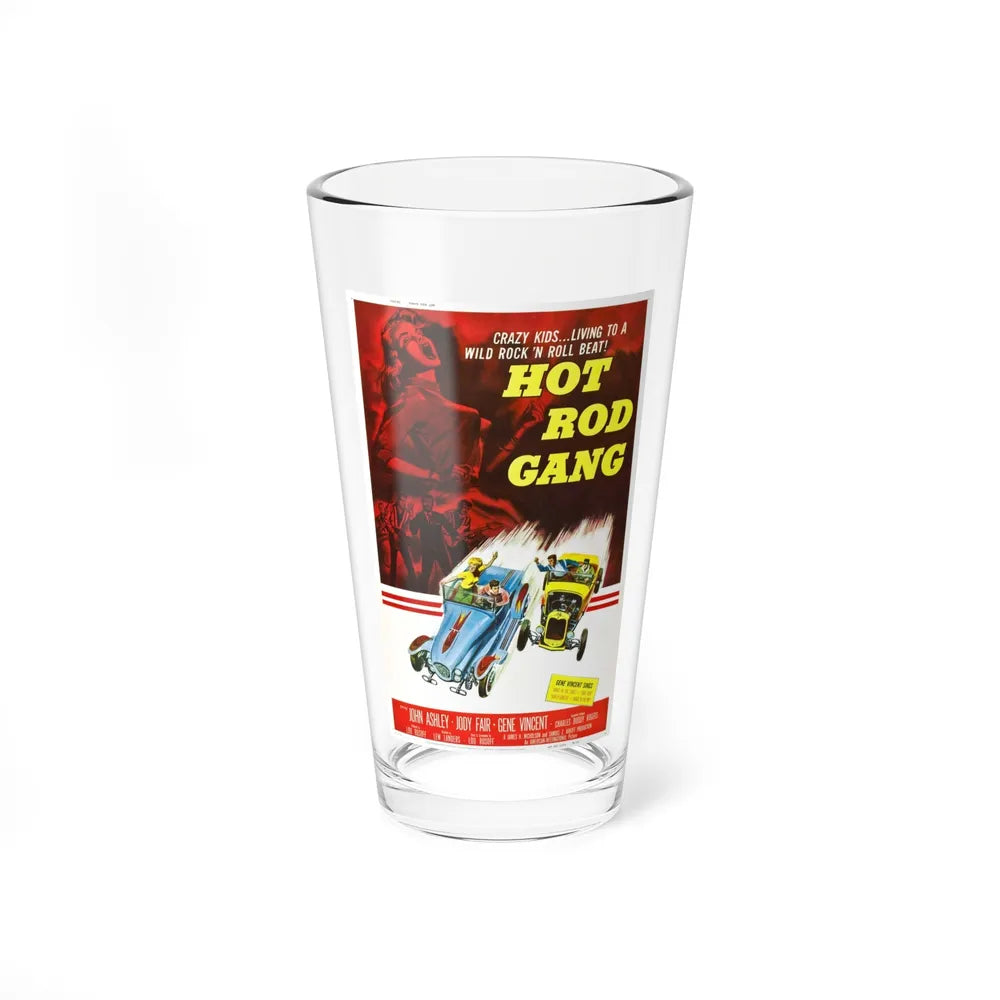 HOT ROD GANG 1958 Movie Poster - Pint Glass 16oz-16oz-Go Mug Yourself