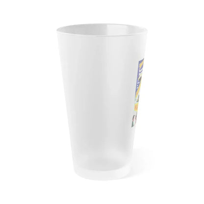 HOT ROD HULLABALOO 1966 Movie Poster - Frosted Pint Glass 16oz - Go Mug Yourself
