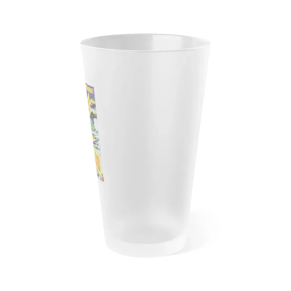 HOT ROD HULLABALOO 1966 Movie Poster - Frosted Pint Glass 16oz - Go Mug Yourself