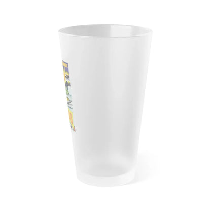 HOT ROD HULLABALOO 1966 Movie Poster - Frosted Pint Glass 16oz - Go Mug Yourself