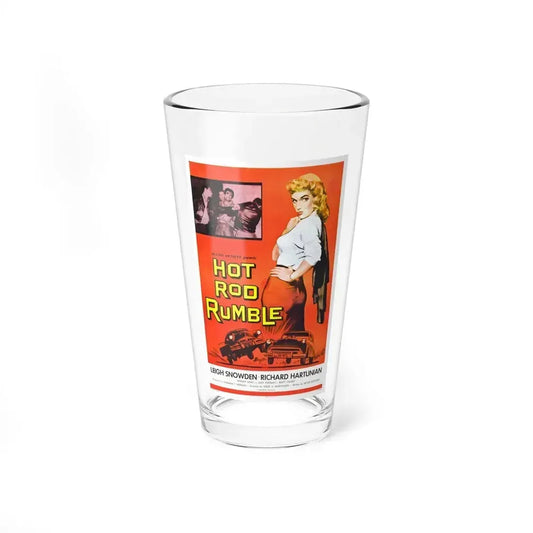HOT ROD RUMBLE 1957 Movie Poster - Pint Glass 16oz 16oz - Go Mug Yourself