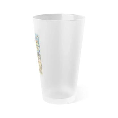 HOT SUMMER IN BAREFOOT COUNTY 1974 Movie Poster - Frosted Pint Glass 16oz - Go Mug Yourself