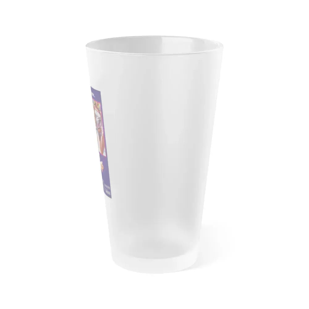 HOT T SHIRTS 1980 Movie Poster - Frosted Pint Glass 16oz - Go Mug Yourself