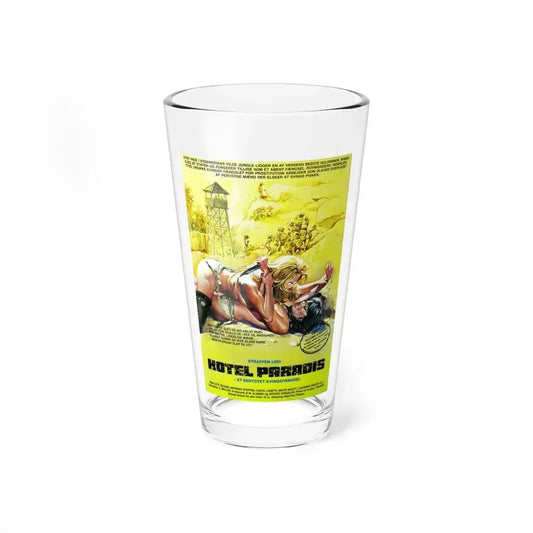 HOTEL PARADISE (DANISH) 1980 Movie Poster - Pint Glass 16oz 16oz - Go Mug Yourself