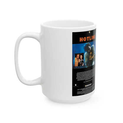 HOTLINE (VHS COVER) - White Coffee Mug-Go Mug Yourself