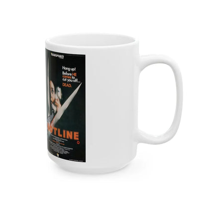 HOTLINE (VHS COVER) - White Coffee Mug-Go Mug Yourself