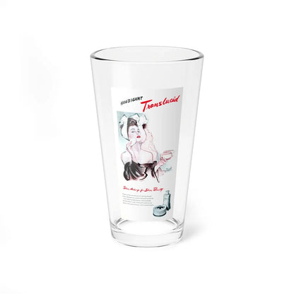 Houbigant Translucid advt, 1945 - Pint Glass 16oz-16oz-Go Mug Yourself