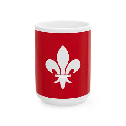 Houffalize vlag (Belgium) White Coffee Mug 15oz - Go Mug Yourself