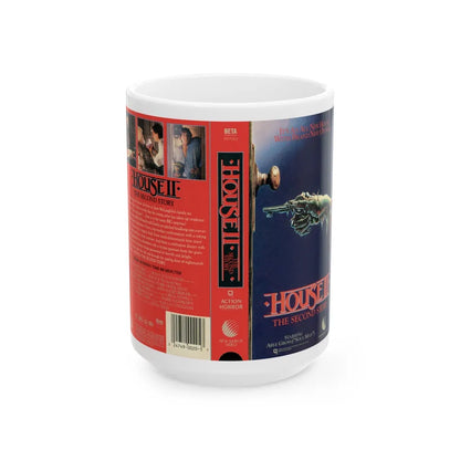 HOUSE 2 THE SECOND STORY VERSION2 (VHS COVER) - White Coffee Mug-15oz-Go Mug Yourself