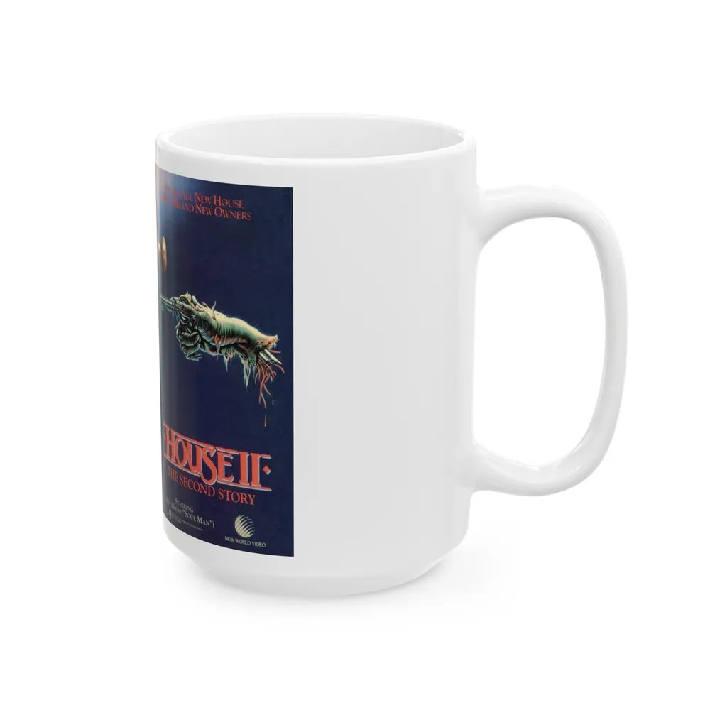 HOUSE 2 THE SECOND STORY VERSION2 (VHS COVER) - White Coffee Mug-Go Mug Yourself