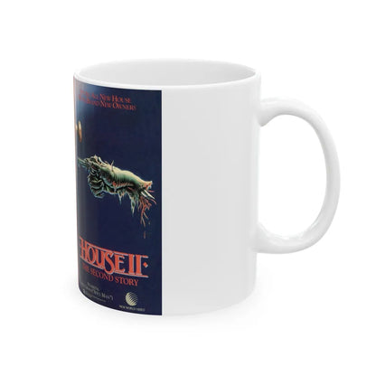 HOUSE 2 THE SECOND STORY VERSION2 (VHS COVER) - White Coffee Mug-Go Mug Yourself