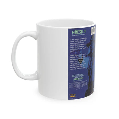 HOUSE 2 THE SECOND STORY (VHS COVER) - White Coffee Mug-Go Mug Yourself