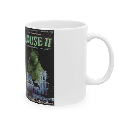 HOUSE 2 THE SECOND STORY (VHS COVER) - White Coffee Mug-Go Mug Yourself