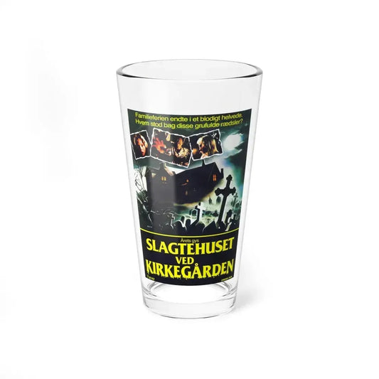 HOUSE BY THE CEMETERY (DANISH) 1981 Movie Poster - Pint Glass 16oz 16oz - Go Mug Yourself