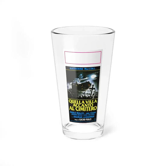 HOUSE BY THE CEMETERY (ITALIAN) 1981 Movie Poster - Pint Glass 16oz 16oz - Go Mug Yourself