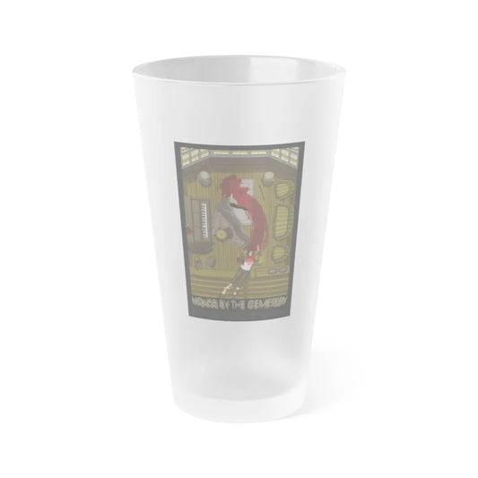 HOUSE BY THE CEMETERY (MONDO) 1981 Movie Poster - Frosted Pint Glass 16oz-16oz-Frosted-Go Mug Yourself