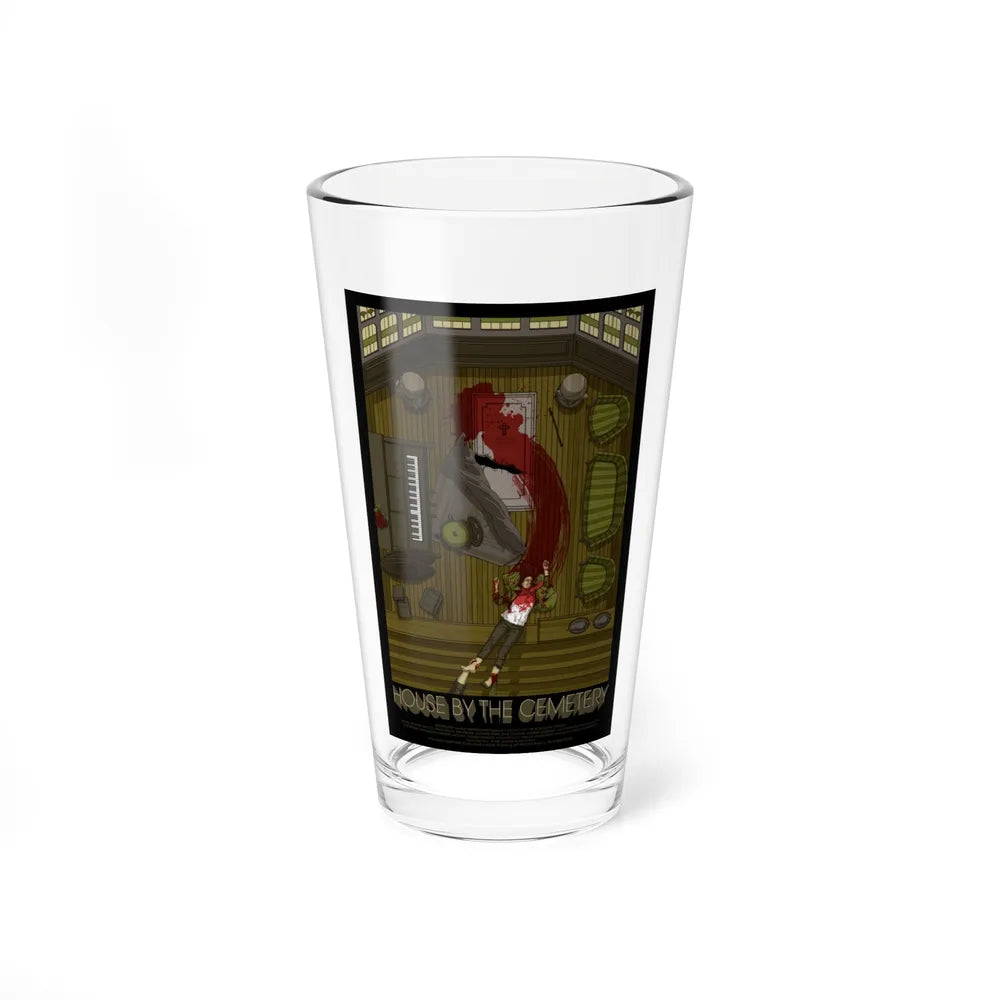 HOUSE BY THE CEMETERY (MONDO) 1981 Movie Poster - Pint Glass 16oz-16oz-Go Mug Yourself