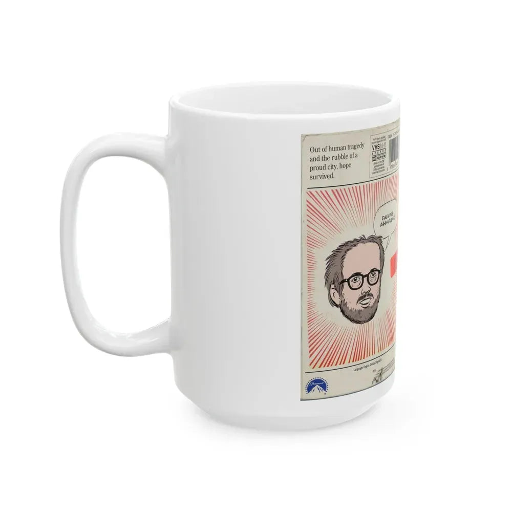 HOUSE DANIEL CLOWES (VHS COVER) - White Coffee Mug - Go Mug Yourself