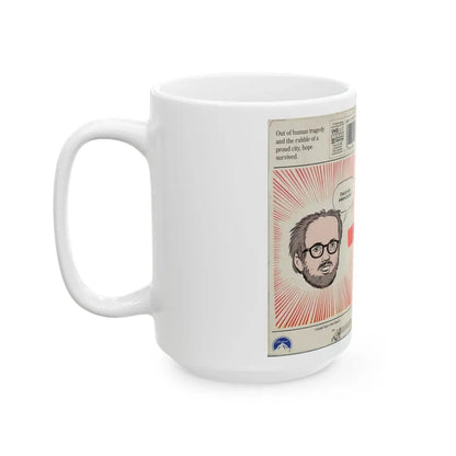 HOUSE DANIEL CLOWES (VHS COVER) - White Coffee Mug - Go Mug Yourself