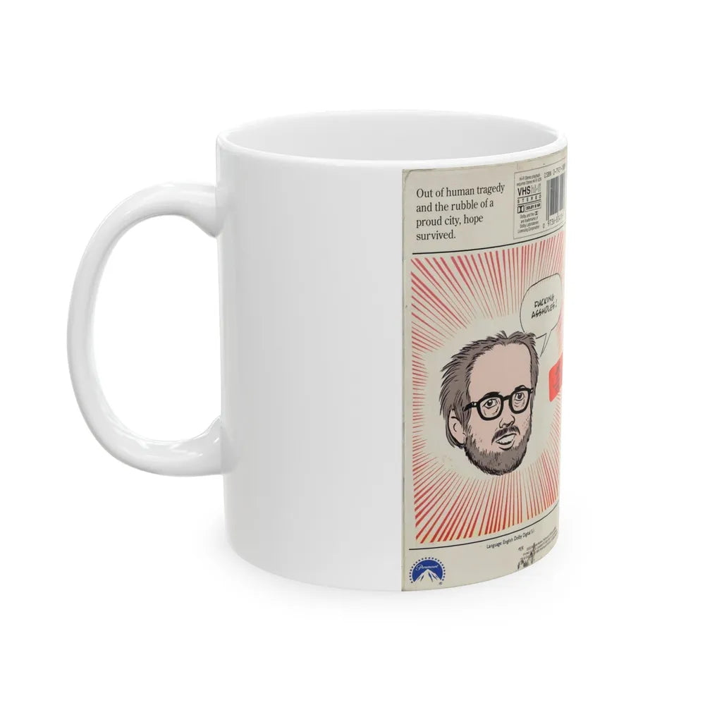 HOUSE DANIEL CLOWES (VHS COVER) - White Coffee Mug-Go Mug Yourself