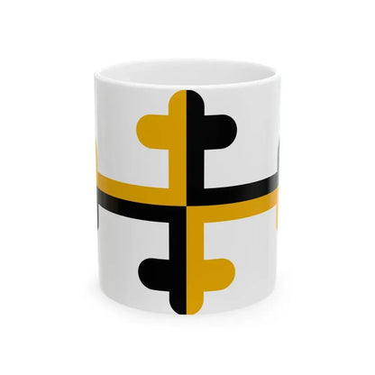 House flag of Baltimore Mail Steamship Company (United States) White Coffee Mug 11oz - Go Mug Yourself