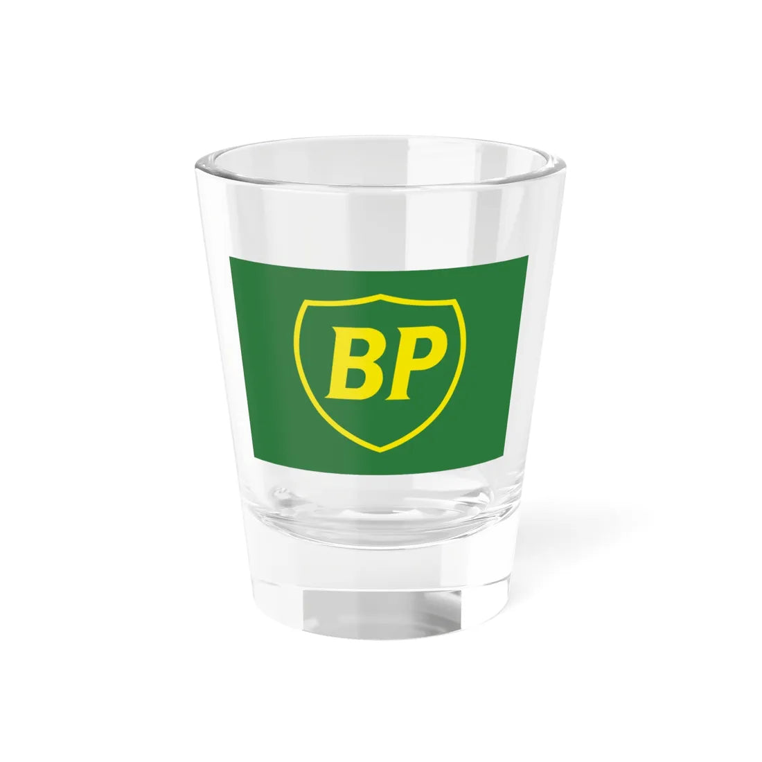 House flag of BP Tanker Company 1989-2000 (United Kingdom) Shot Glass 1.5oz 1.5oz - Go Mug Yourself