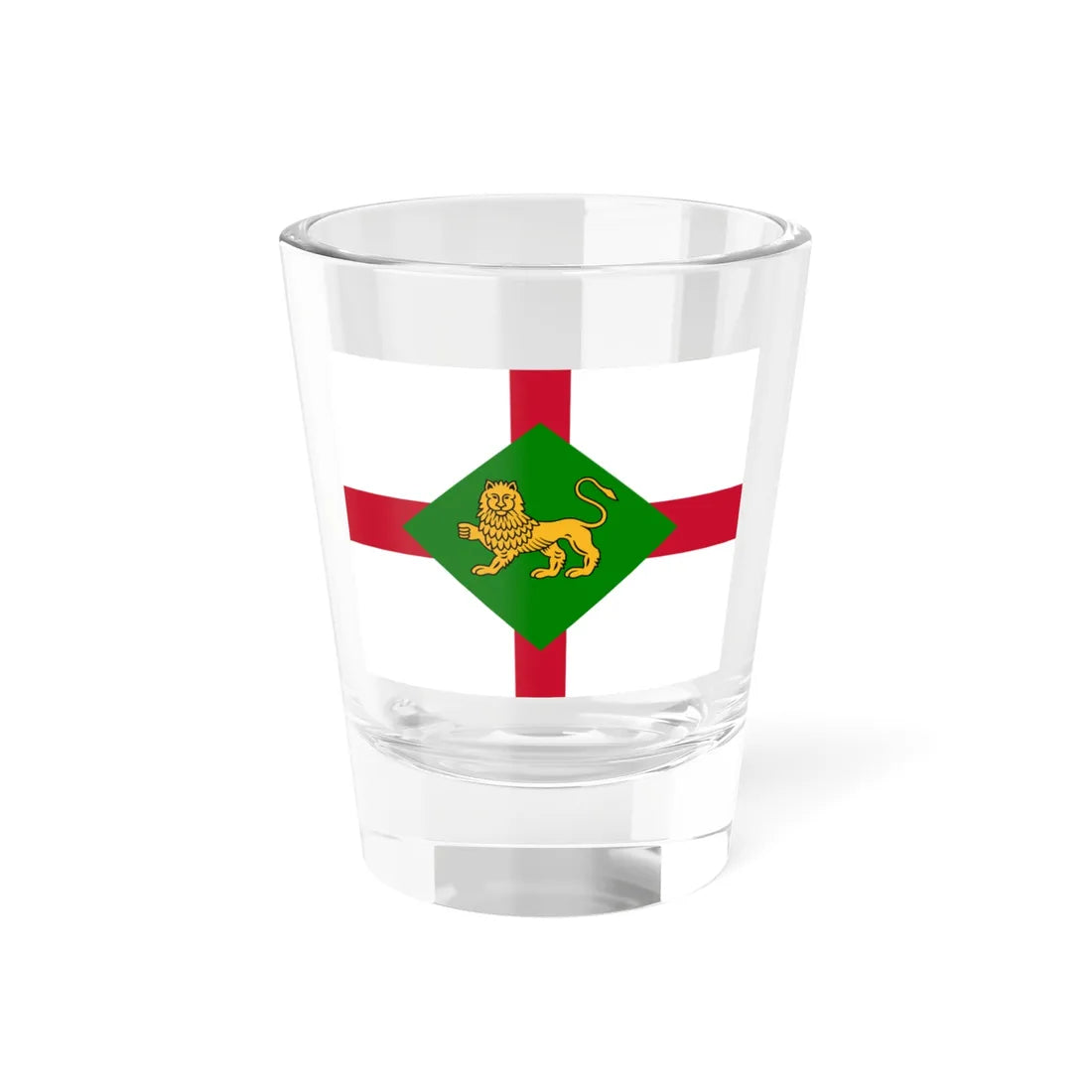 House flag of British Tanker Company 1927-1955 (United Kingdom) Shot Glass 1.5oz 1.5oz - Go Mug Yourself