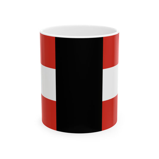 House flag of Canada Steamship Lines Ltd 1951 (Canada) White Coffee Mug-11oz-Go Mug Yourself