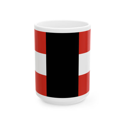 House flag of Canada Steamship Lines Ltd 1951 (Canada) White Coffee Mug-15oz-Go Mug Yourself