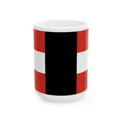 House flag of Canada Steamship Lines Ltd 1951 (Canada) White Coffee Mug 15oz - Go Mug Yourself