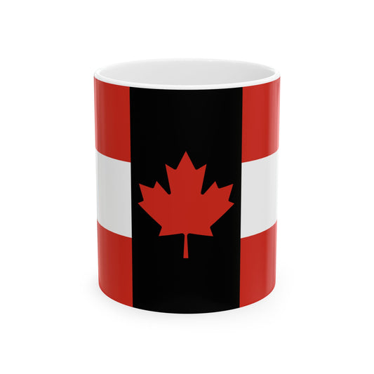 House flag of Canada Steamship Lines Ltd (Canada) White Coffee Mug-11oz-Go Mug Yourself