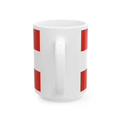 House flag of Canada Steamship Lines Ltd (Canada) White Coffee Mug - Go Mug Yourself