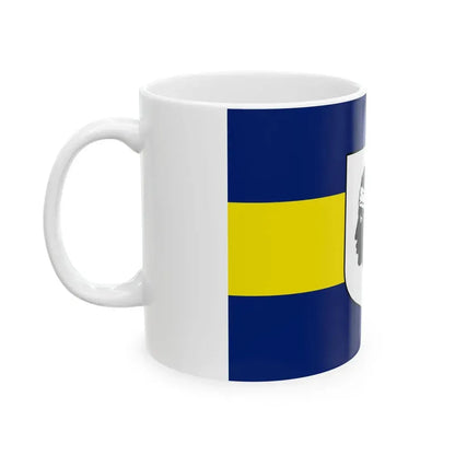 House Flag of Corsica Ferries - Sardinia Ferries (France) White Coffee Mug - Go Mug Yourself