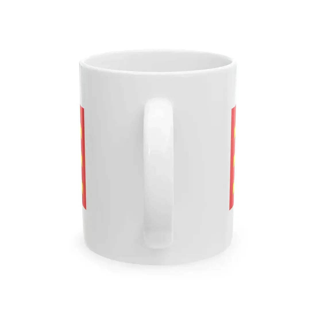 House Flag of COSCO 1960 - 1993 (China) White Coffee Mug - Go Mug Yourself