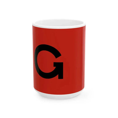 House flag of Guinness (Ireland) White Coffee Mug 15oz - Go Mug Yourself