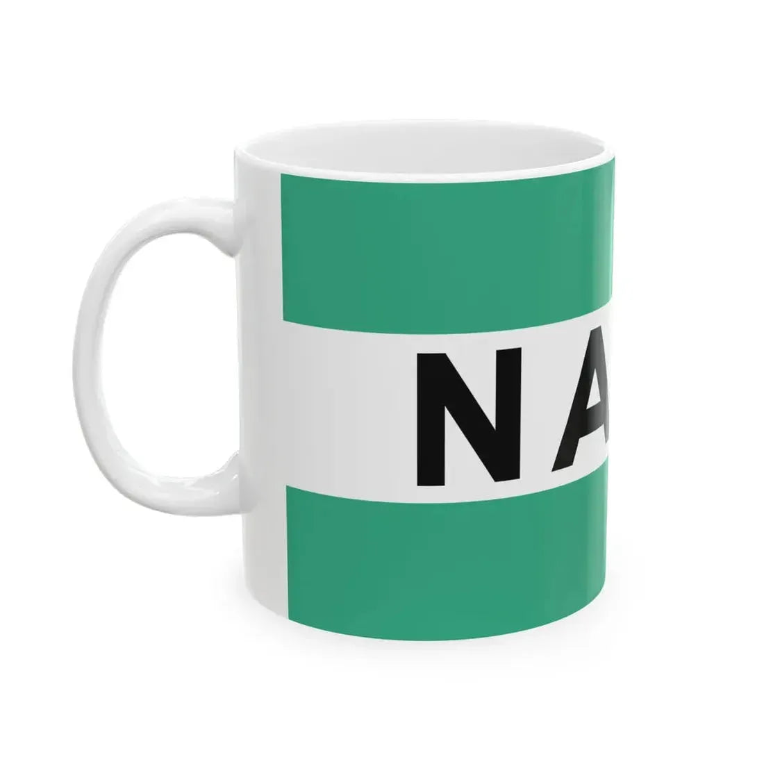 House flag of Holland America Line 1873-1971 (Netherlands) White Coffee Mug - Go Mug Yourself