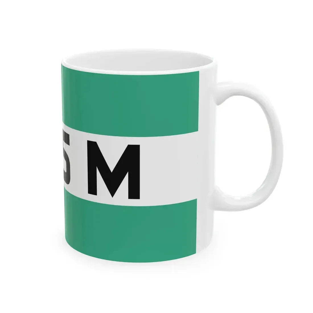 House flag of Holland America Line 1873-1971 (Netherlands) White Coffee Mug - Go Mug Yourself