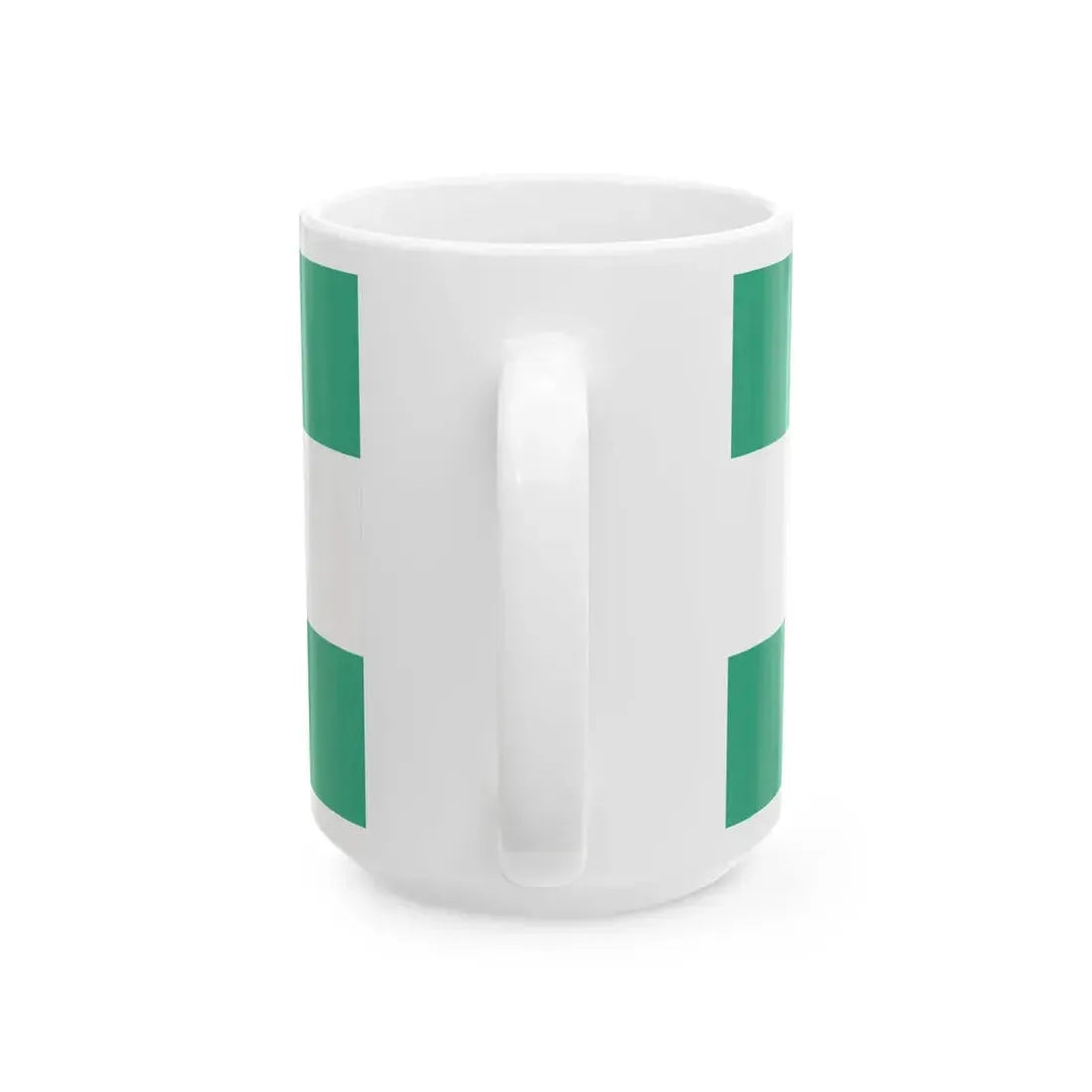 House flag of Holland America Line 1873-1971 (Netherlands) White Coffee Mug - Go Mug Yourself
