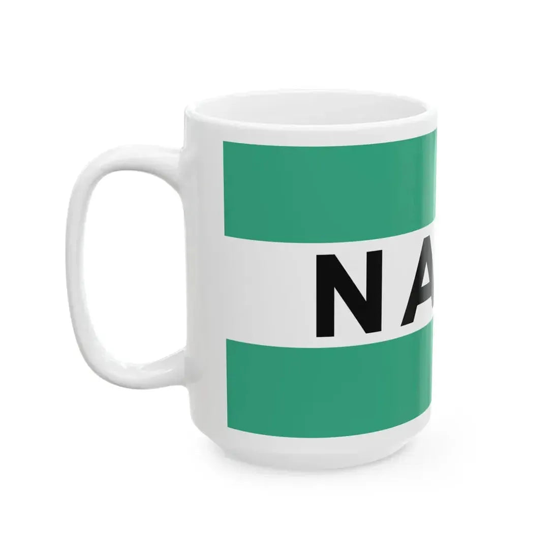 House flag of Holland America Line 1873-1971 (Netherlands) White Coffee Mug - Go Mug Yourself