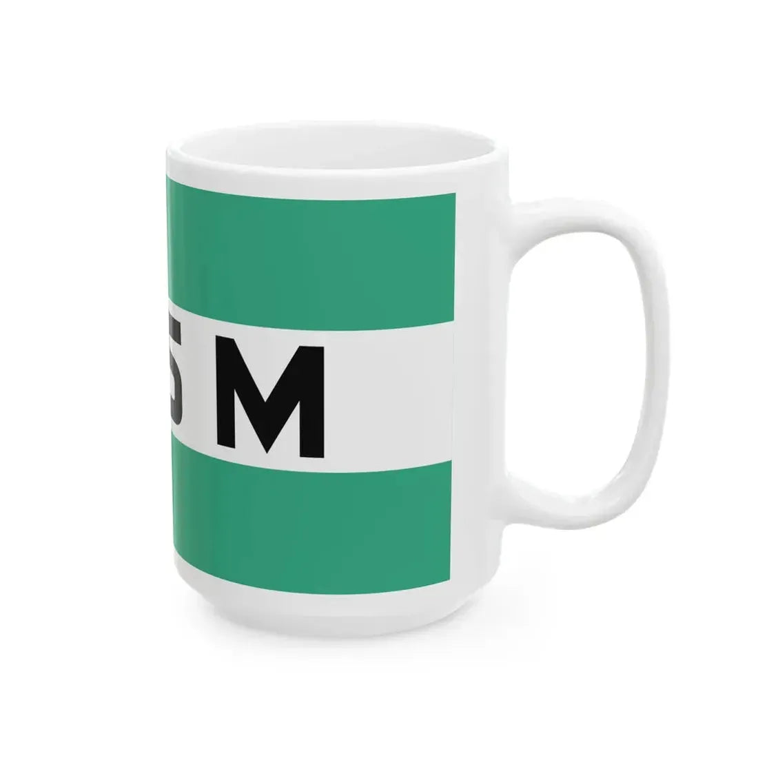 House flag of Holland America Line 1873-1971 (Netherlands) White Coffee Mug - Go Mug Yourself