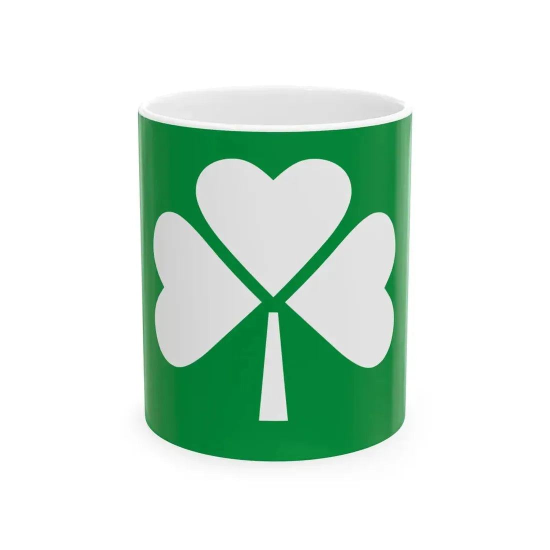 House flag of Irish Continental Line 1978-1988 (Ireland) White Coffee Mug 11oz - Go Mug Yourself