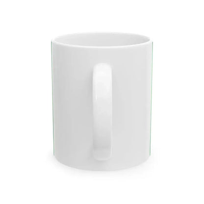 House flag of Irish Continental Line 1978-1988 (Ireland) White Coffee Mug - Go Mug Yourself